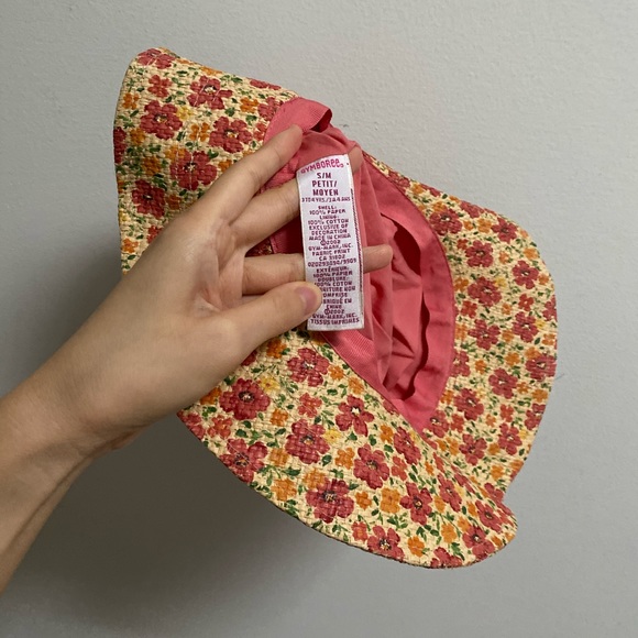 Gymboree Girls Floral Straw Hat - Picture 3 of 3